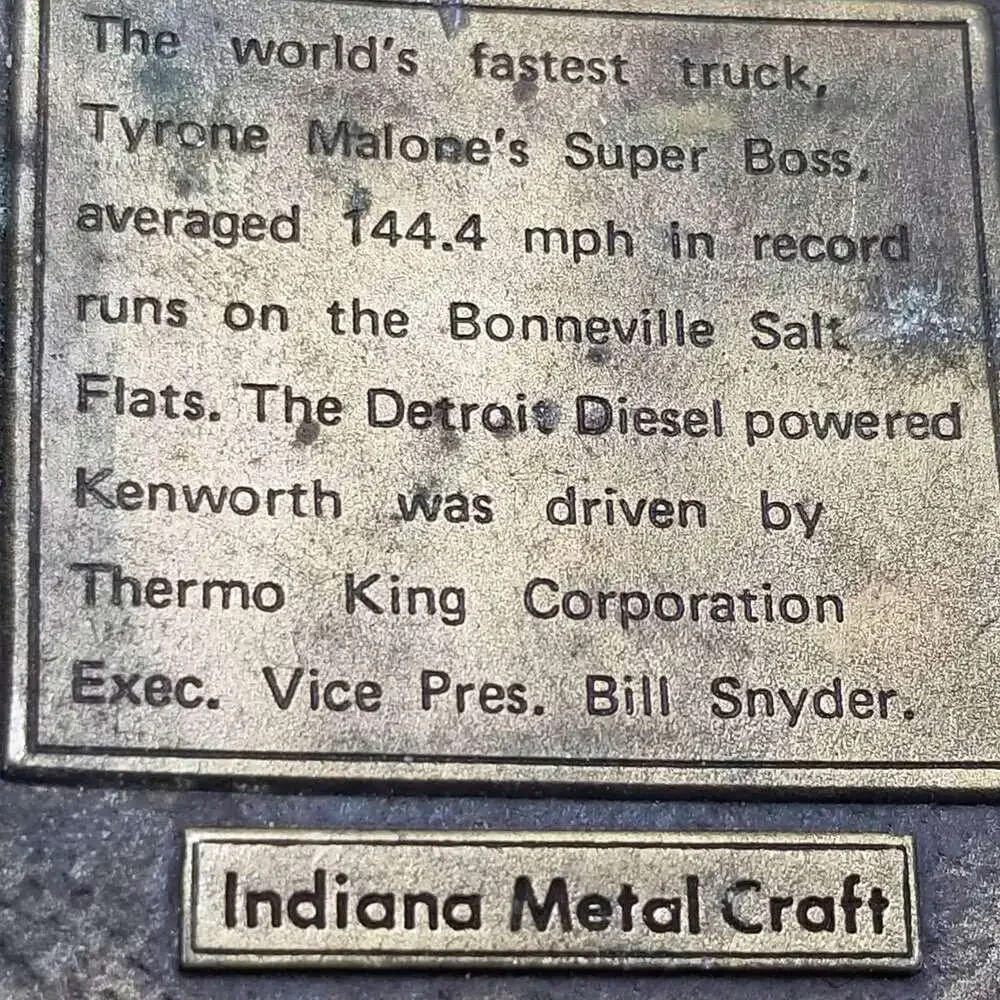 Thermo King Belt Buckle – Tyrone Malone Super Boss Kenworth Truck | World's Fast